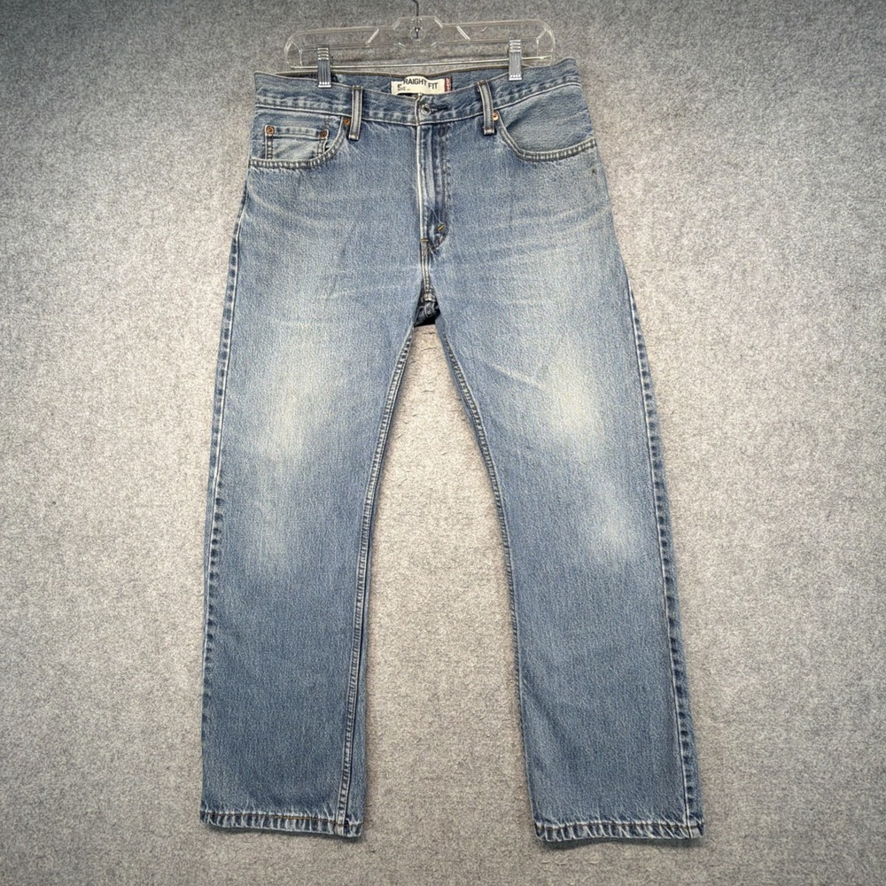 Vintage Levi's 505 Jeans Men's 33x30 (Fits 34x29) Light Wash Denim Y2K